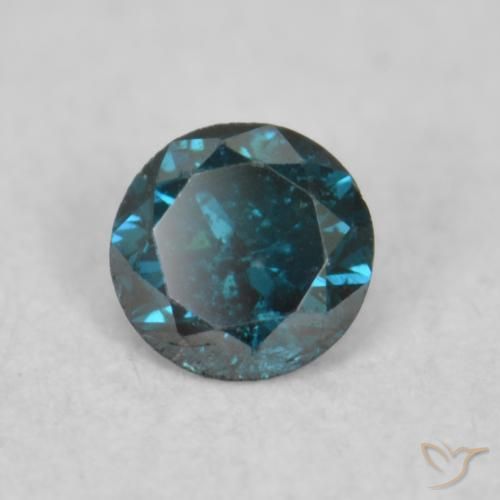 9,17 ctw natürlicher Blau Diamant, Runden, VS-SI