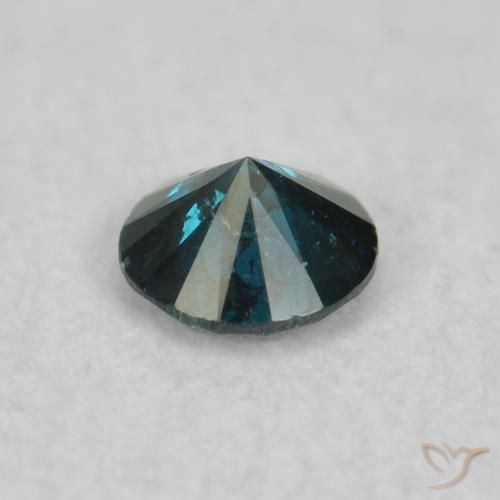 9,17 ctw natürlicher Blau Diamant, Runden, VS-SI