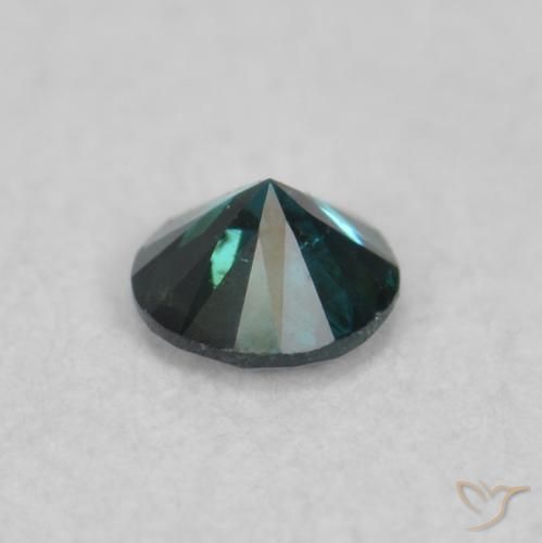 9,17 ctw natürlicher Blau Diamant, Runden, SI