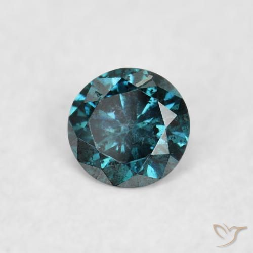 9,17 ctw natürlicher Blau Diamant, Runden, VS