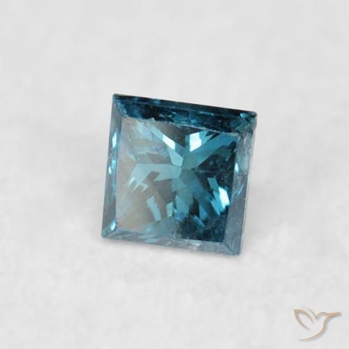 9,17 ctw natürlicher Blau Diamant, Quadrat, VS