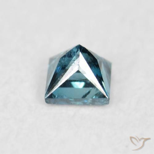 9,17 ctw natürlicher Blau Diamant, Quadrat, VS