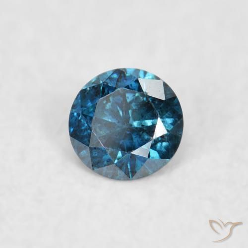 9,17 ctw natürlicher Blau Diamant, Runden, VS