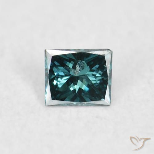 0.03ct Natürlicher Blau Diamant, Quadrat, VS