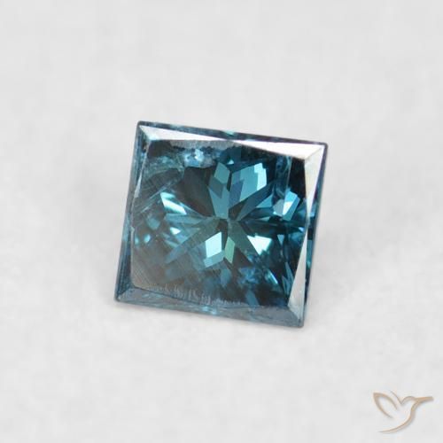 9,17 ctw natürlicher Blau Diamant, Quadrat, VS