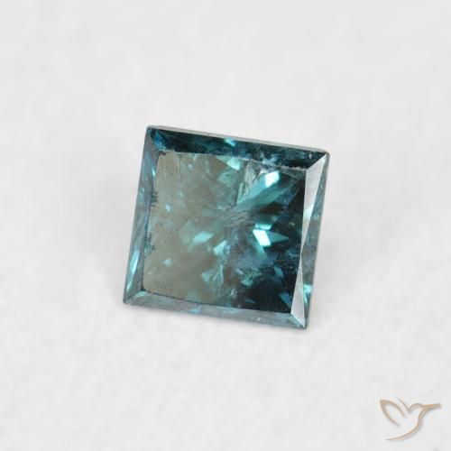 9,17 ctw natürlicher Blau Diamant, Quadrat, VS