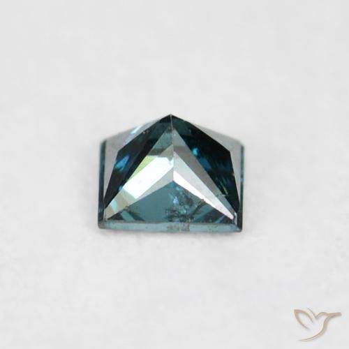 9,17 ctw natürlicher Blau Diamant, Quadrat, VS