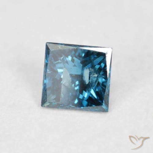 9,17 ctw natürlicher Blau Diamant, Quadrat, VS-SI
