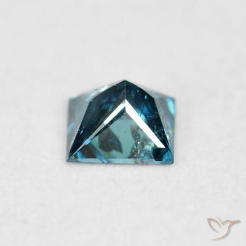 9,17 ctw natürlicher Blau Diamant, Quadrat, VS-SI