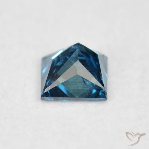9,17 ctw natürlicher Blau Diamant, Quadrat, VS-SI