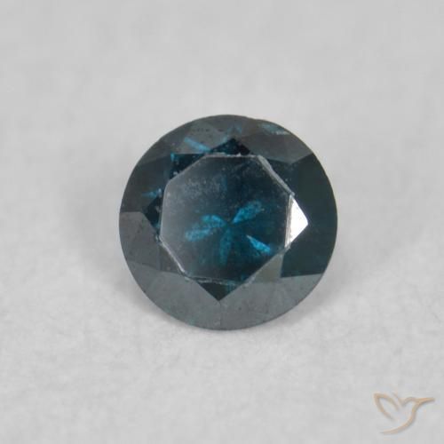 9,17 ctw natürlicher Blau Diamant, Runden, VS