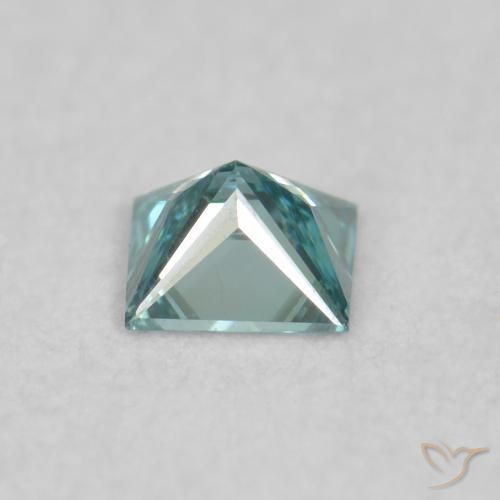 9,17 ctw natürlicher Grün Diamant, Quadrat, VVS-VS