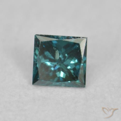 9,17 ctw natürlicher Blau Diamant, Quadrat, VVS-VS