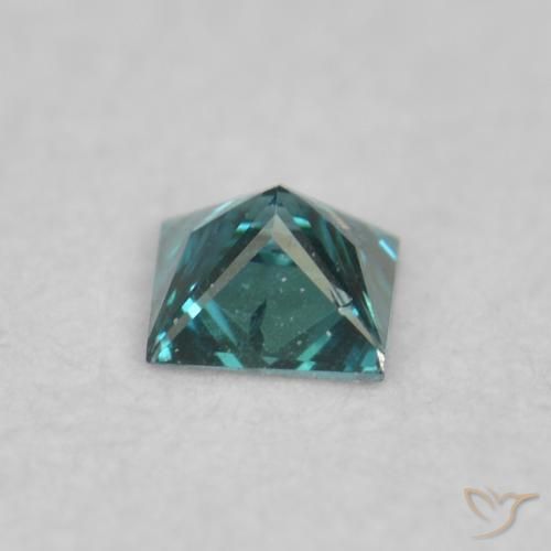9,17 ctw natürlicher Blau Diamant, Quadrat, VVS-VS