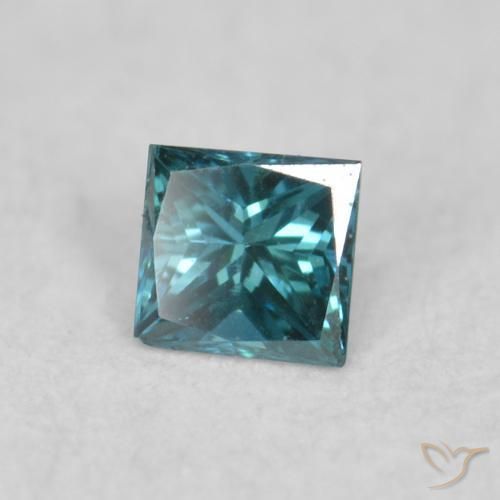 9,17 ctw natürlicher Blau Diamant, Quadrat, VVS-VS