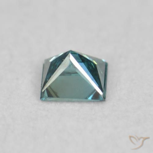 9,17 ctw natürlicher Blau Diamant, Quadrat, VVS-VS