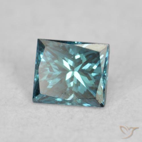 9,17 ctw natürlicher Blau Diamant, Quadrat, VVS-VS