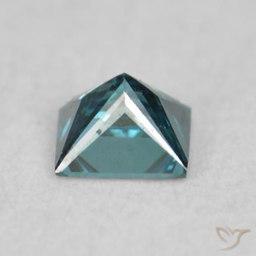 9,17 ctw natürlicher Blau Diamant, Quadrat, VVS-VS
