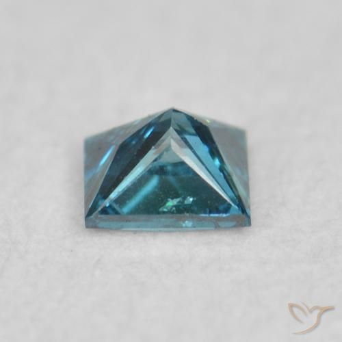 9,17 ctw natürlicher Blau Diamant, Quadrat, VVS-VS