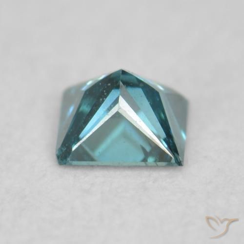 9,17 ctw natürlicher Blau Diamant, Quadrat, VVS-VS