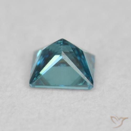9,17 ctw natürlicher Blau Diamant, Quadrat, VVS-VS