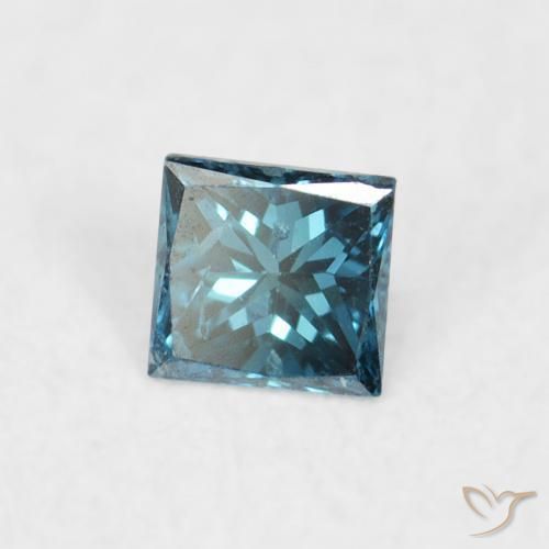 9,17 ctw natürlicher Blau Diamant, Quadrat, VVS-VS