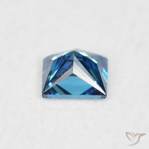 9,17 ctw natürlicher Blau Diamant, Quadrat, VVS-VS