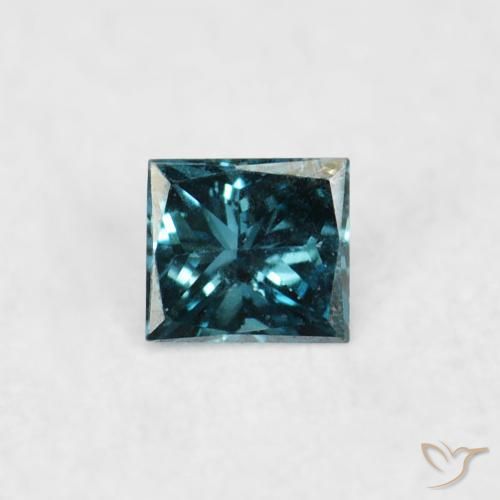 0.03ct Natürlicher Blau Diamant, Quadrat, VVS-VS