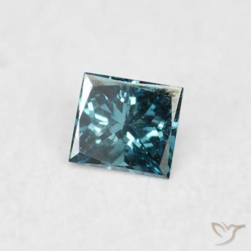 9,17 ctw natürlicher Blau Diamant, Quadrat, VVS-VS