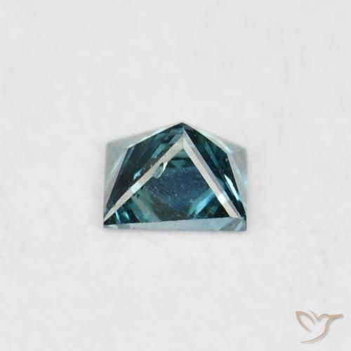 9,17 ctw natürlicher Blau Diamant, Quadrat, VVS-VS