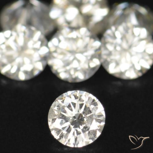 0.04ct L Diamant, Runden, VS-SI
