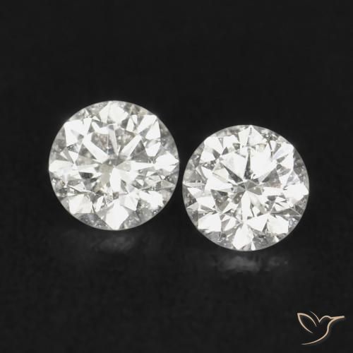 0.04ctw Natürlicher H Diamant, Runden, VS