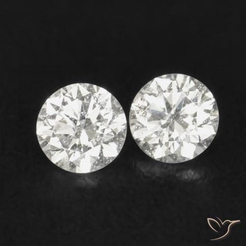 0.07 ct natürliche H Diamant-Edelsteine, Runden, VS-SI