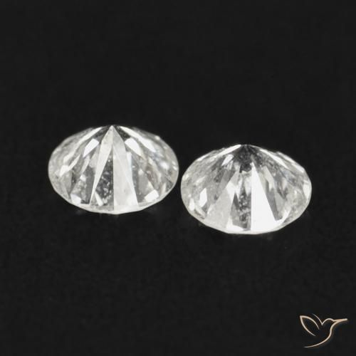 0.07 ct natürliche H Diamant-Edelsteine, Runden, VS-SI