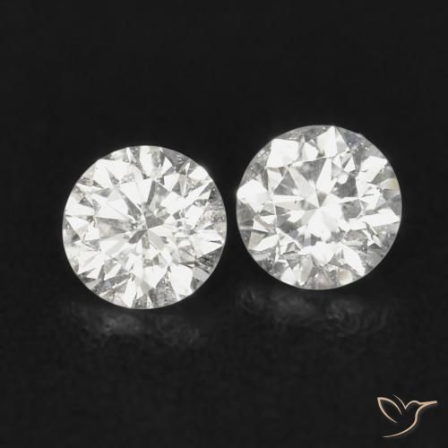 0.07 ct natürliche H Diamant-Edelsteine, Runden, VS-SI