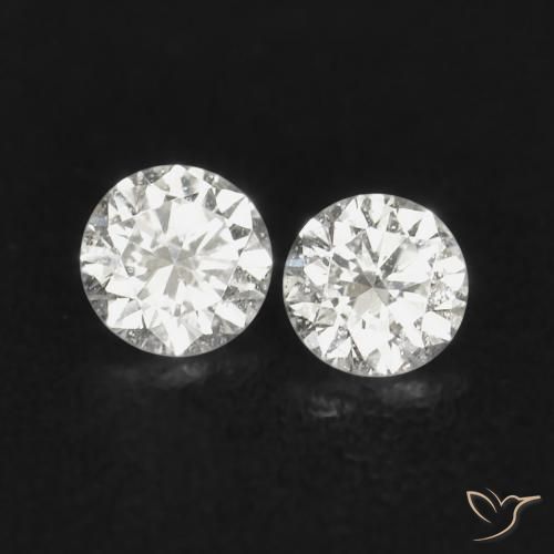 0.05ctw Natürlicher I Diamant, Runden, VS-SI