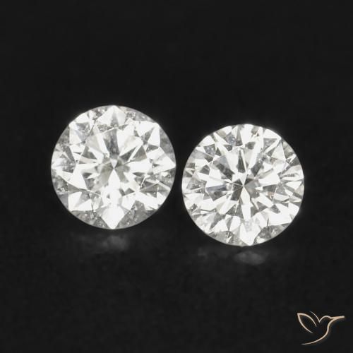 0.05ctw Natürlicher H Diamant, Runden, VS-SI