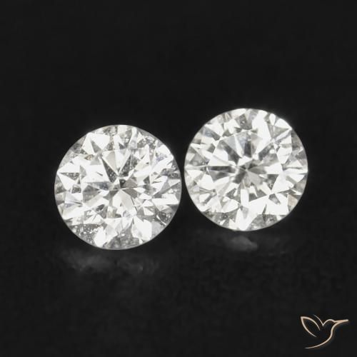 0.05 ct natürliche H Diamant-Edelsteine, Runden, VS-SI