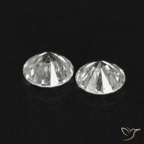 0.05 ct natürliche H Diamant-Edelsteine, Runden, VS-SI