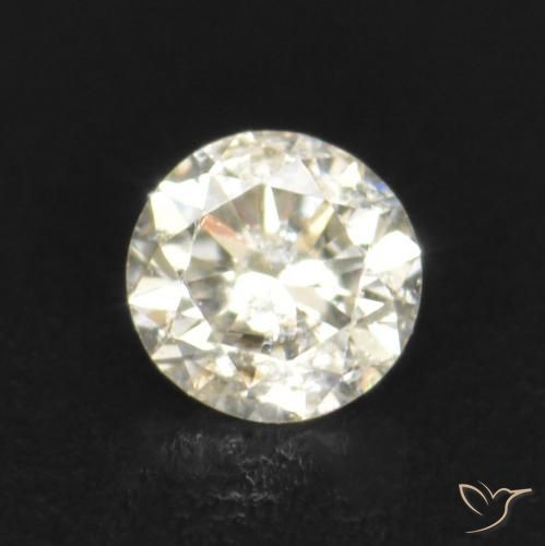 0,03 ctw natürlicher K Diamant, Rund Schliff, VS-SI