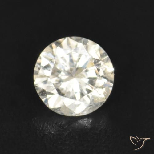 0.07ct Natürlicher K Diamant, Runden, VS-SI