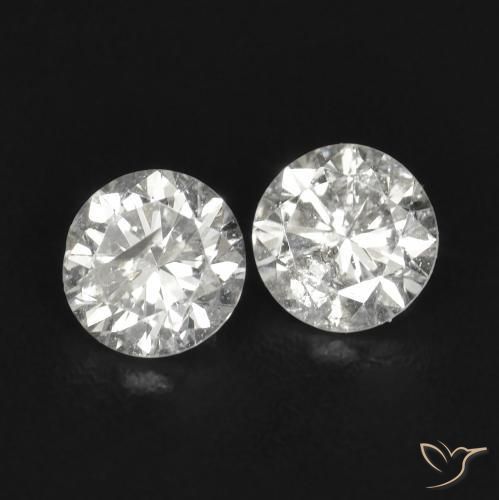 0.18ctw Natürlicher H Diamant, Runden, SI
