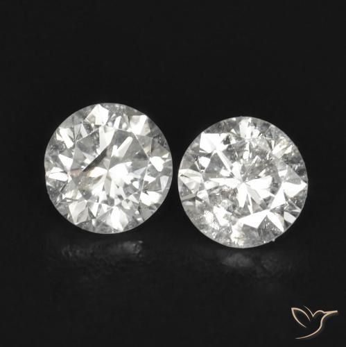 0.18 ct natürliche H Diamant-Edelsteine, Runden, SI