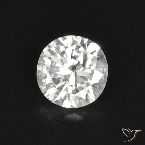 0.11ct Natürlicher H Diamant, Runden, SI