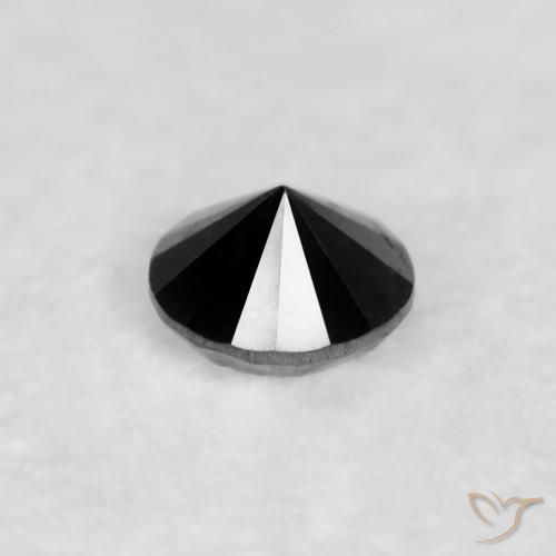 9,17 ctw natürlicher Schwarz Diamant, Runden, Lichtundurchlässig