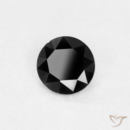 9,17 ctw natürlicher Schwarz Diamant, Runden, Lichtundurchlässig