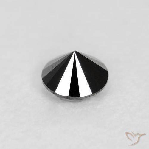 9,17 ctw natürlicher Schwarz Diamant, Runden, Lichtundurchlässig