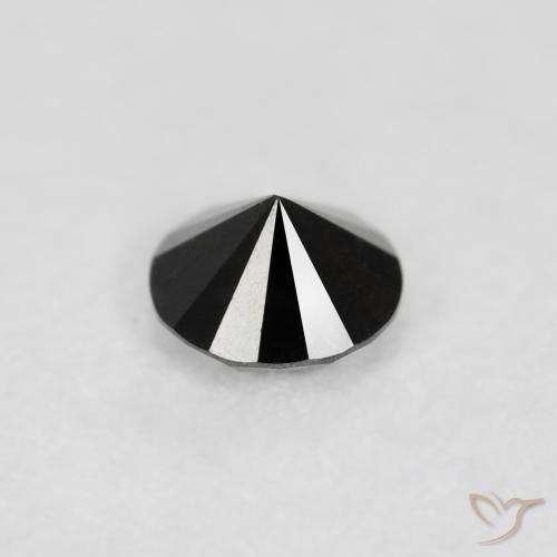 9,17 ctw natürlicher Schwarz Diamant, Runden, Lichtundurchlässig