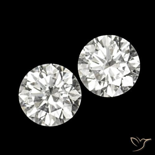 0.09 ct natürliche D Diamant-Edelsteine, Runden, VVS