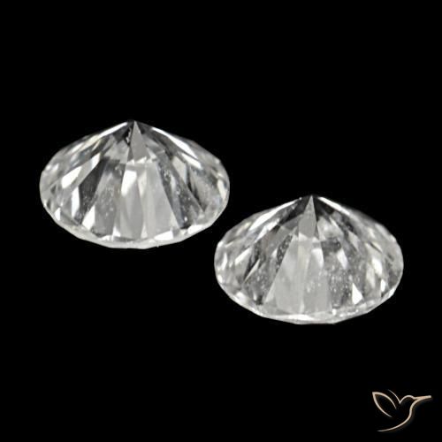 0.09 ct natürliche D Diamant-Edelsteine, Runden, VVS